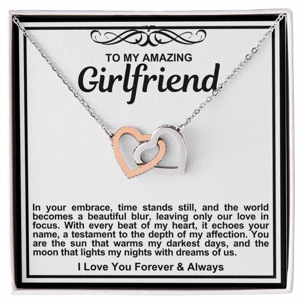 Girlfriend Double Hearts Necklace