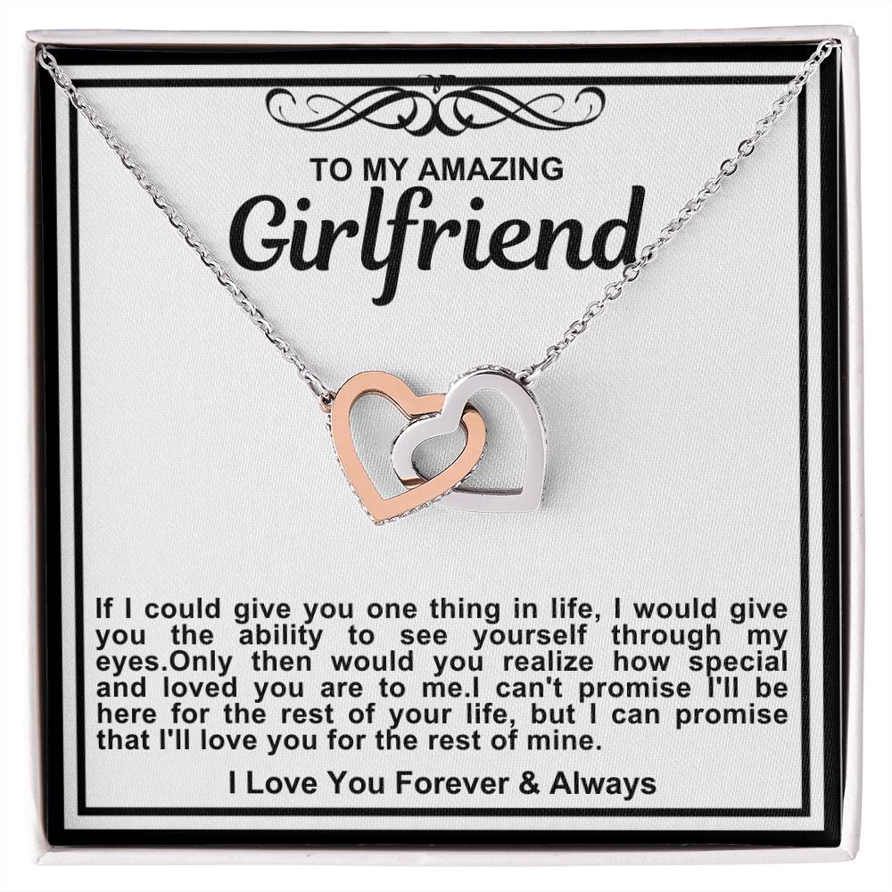 Girlfriend Double Hearts Necklace