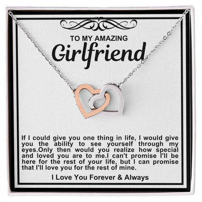 Girlfriend Double Hearts Necklace