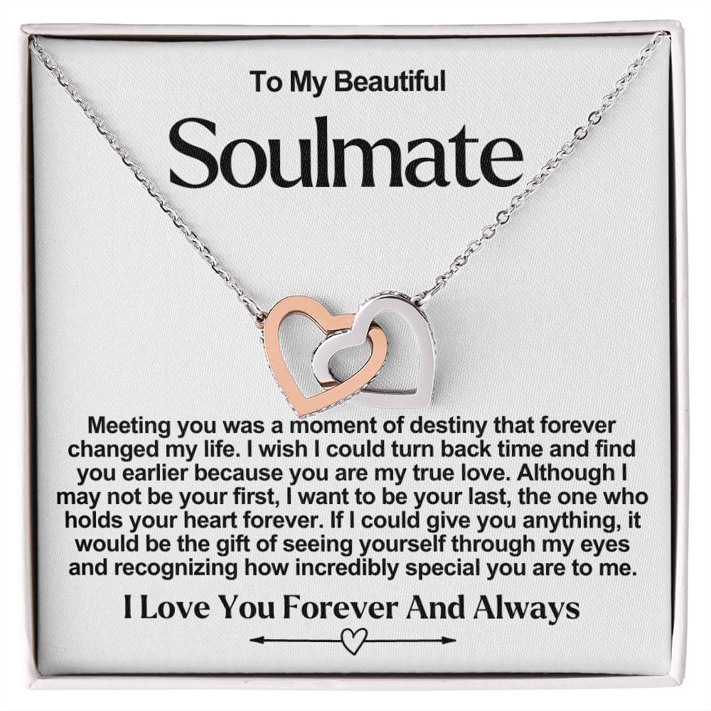 Soulmate Interlocking Hearts Necklace