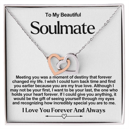 Soulmate Interlocking Hearts Necklace