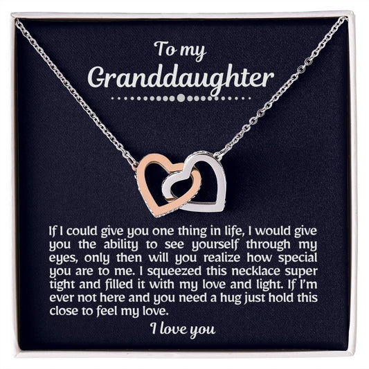 Granddaughter Hearts Necklace