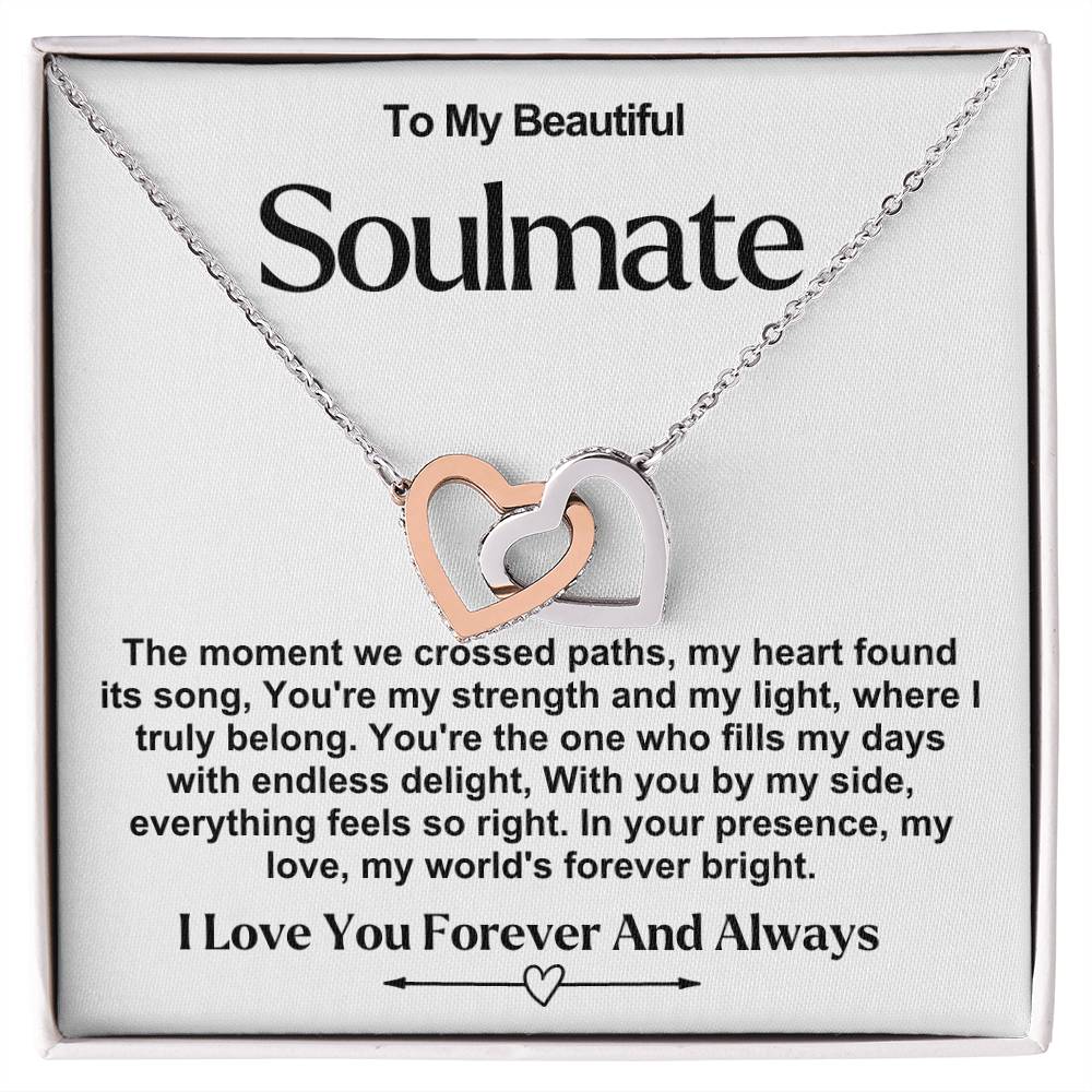 Soulmate Interlocking Hearts Necklace