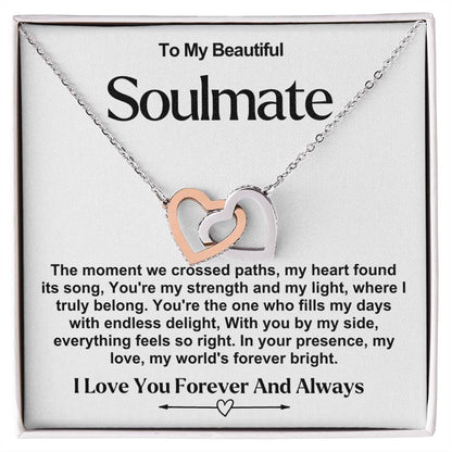 Soulmate Interlocking Hearts Necklace