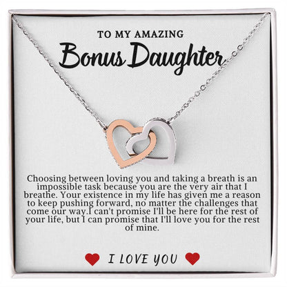 Bonus Daughter Hearts Necklace