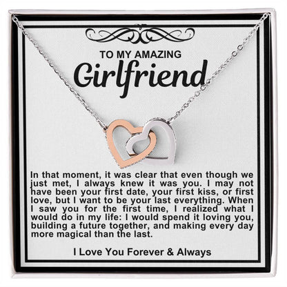 Girlfriend Double Hearts Necklace