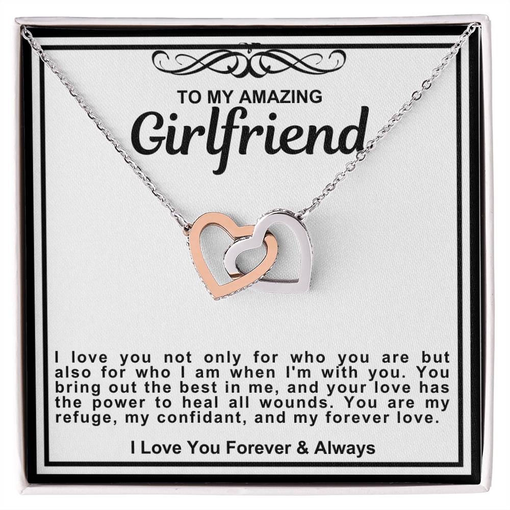 Girlfriend Double Hearts Necklace