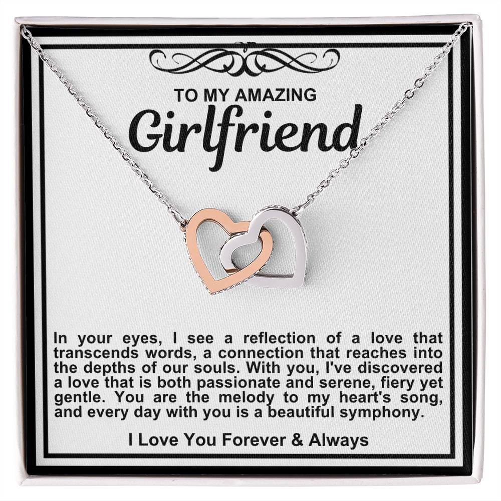 Girlfriend Double Hearts Necklace