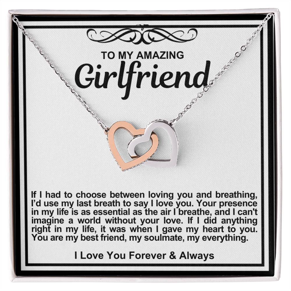 Girlfriend Double Hearts Necklace