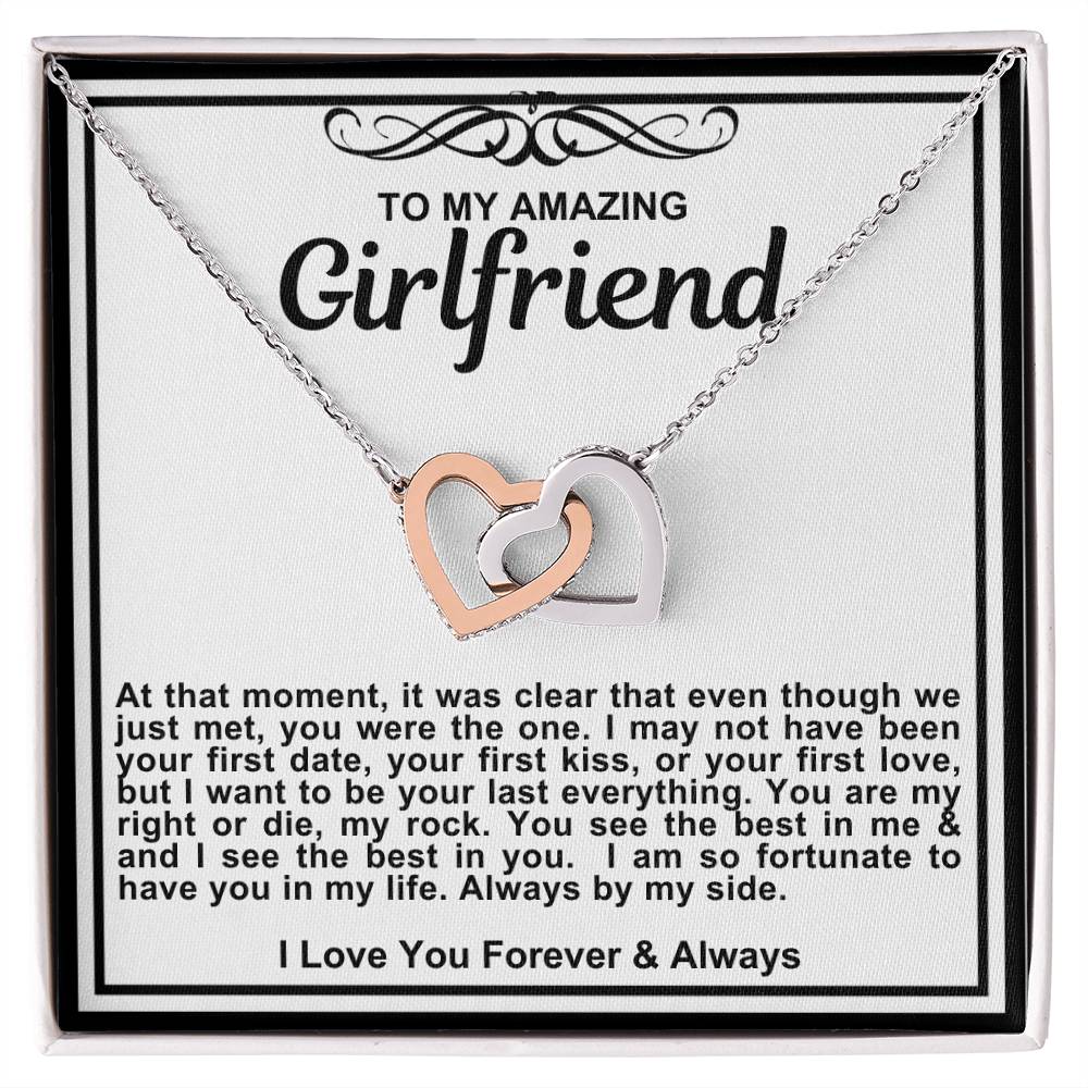 Girlfriend Double Hearts Necklace