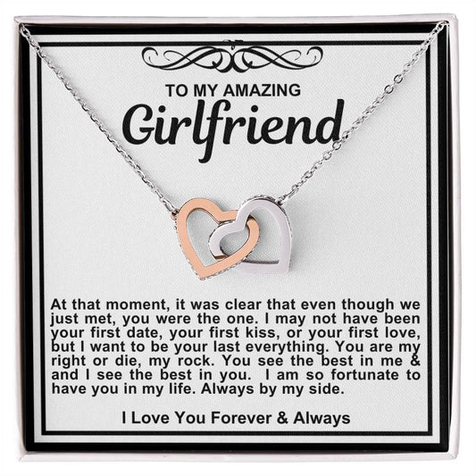 Girlfriend Double Hearts Necklace