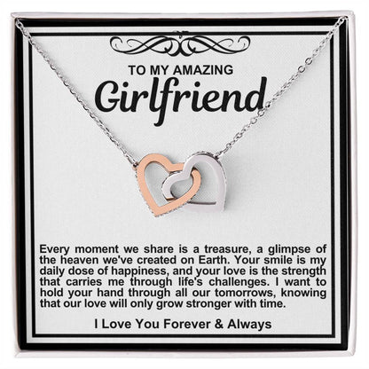 Girlfriend Double Hearts Necklace