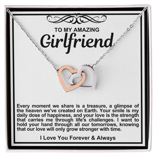 Girlfriend Double Hearts Necklace