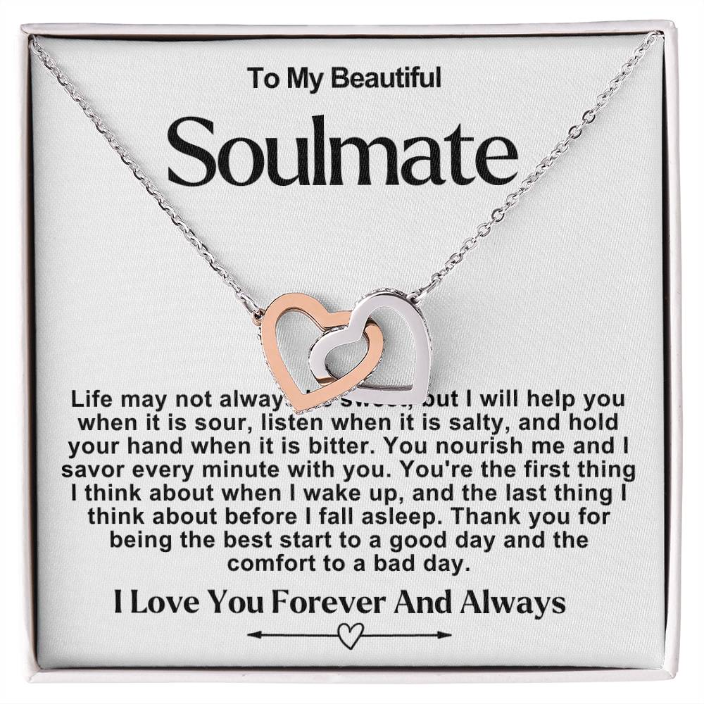 Soulmate Interlocking Hearts Necklace