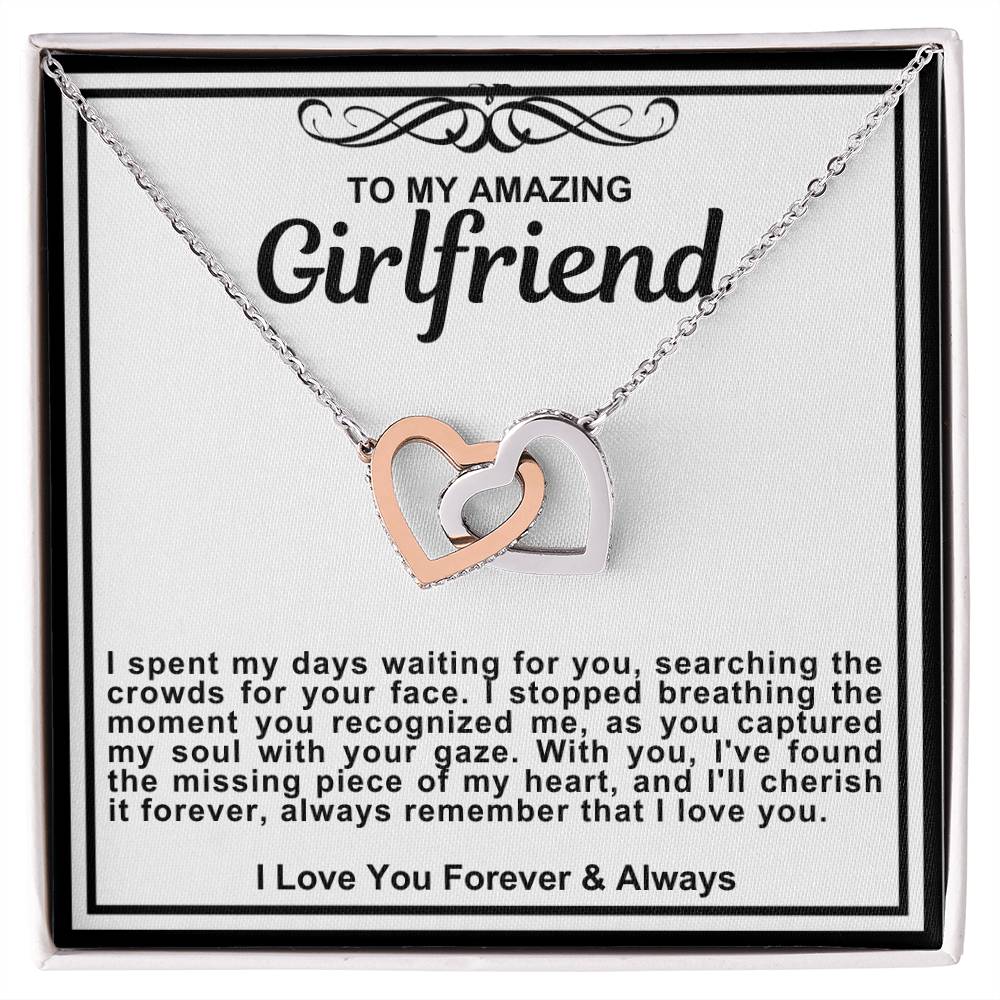 Girlfriend Double Hearts Necklace