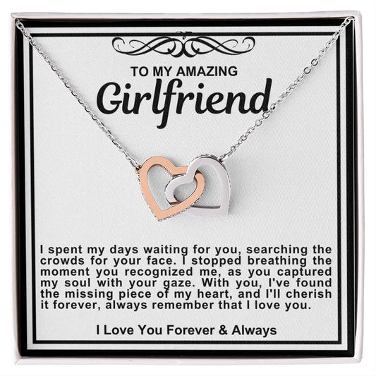 Girlfriend Double Hearts Necklace