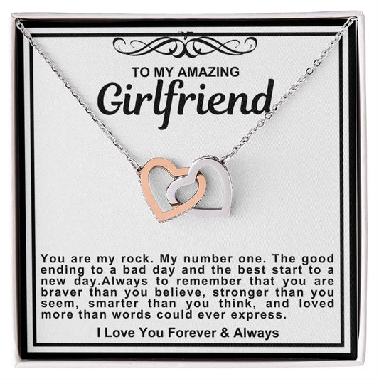 Girlfriend Double Hearts Necklace