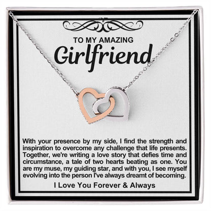 Girlfriend Double Hearts Necklace