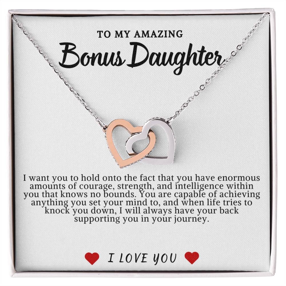 Bonus Daughter Hearts Necklace