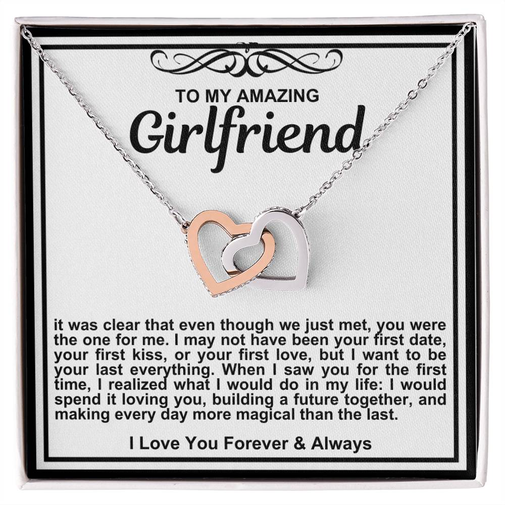 Girlfriend Double Hearts Necklace