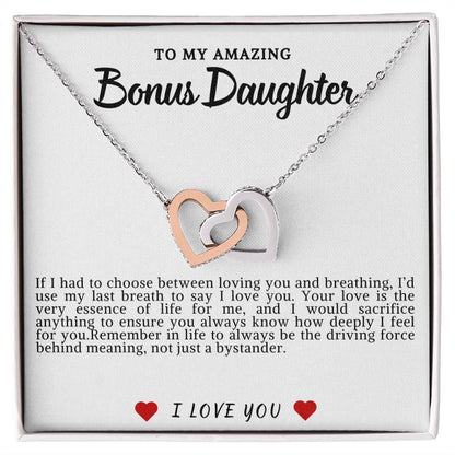 Bonus Daughter Hearts Necklace