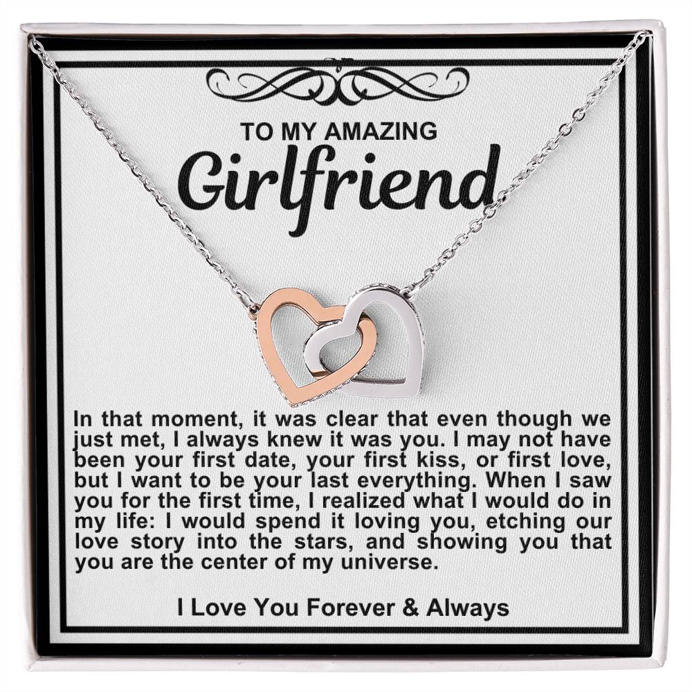 Girlfriend Double Hearts Necklace