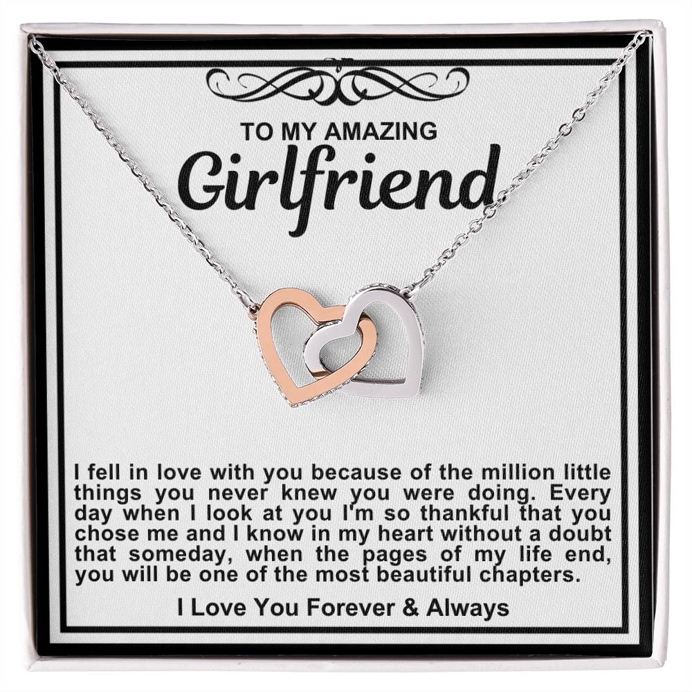 Girlfriend Double Hearts Necklace