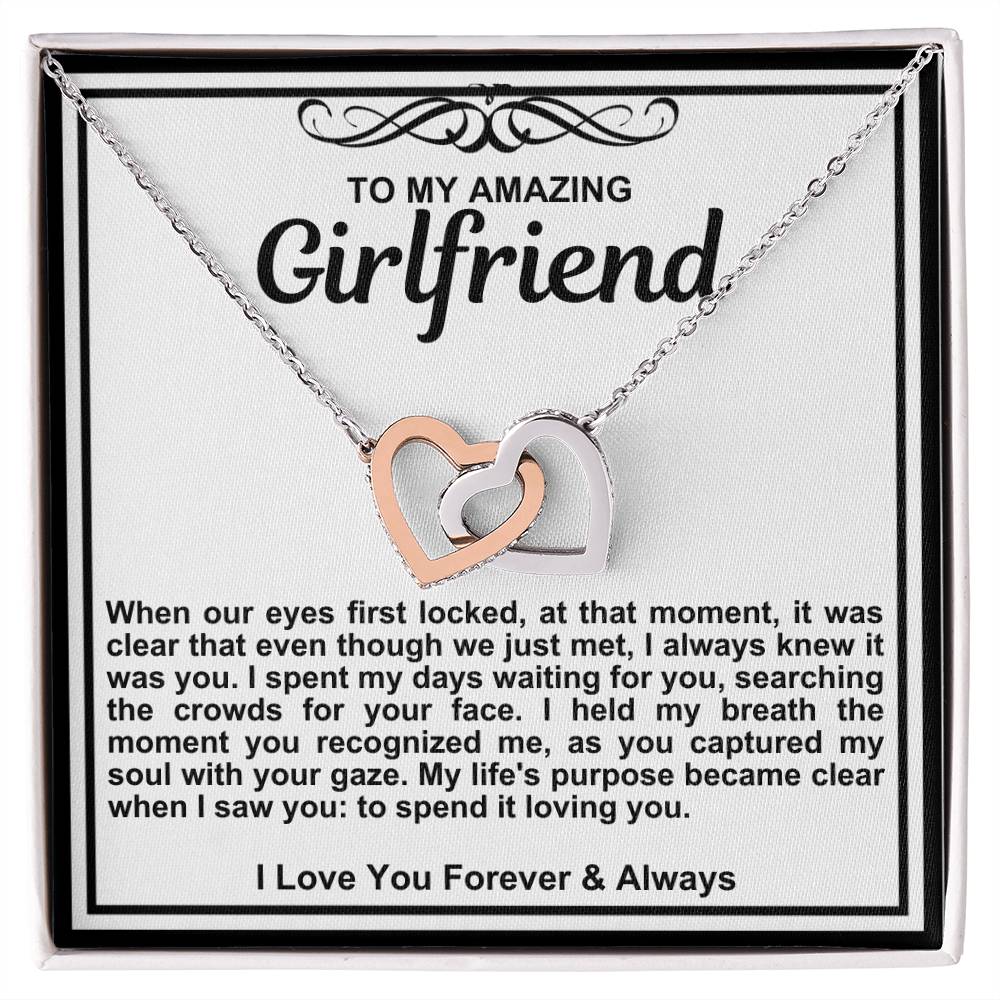 Girlfriend Double Hearts Necklace