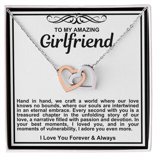 Girlfriend Double Hearts Necklace