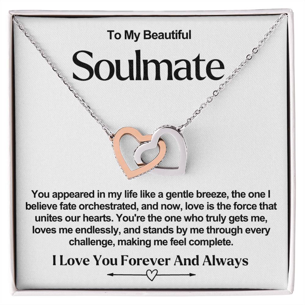 Soulmate Interlocking Hearts Necklace