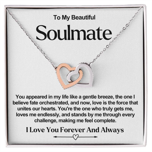 Soulmate Interlocking Hearts Necklace