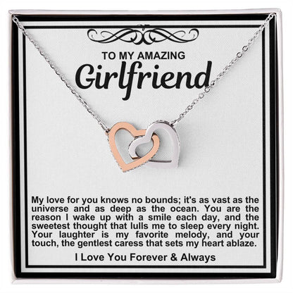 Girlfriend Double Hearts Necklace