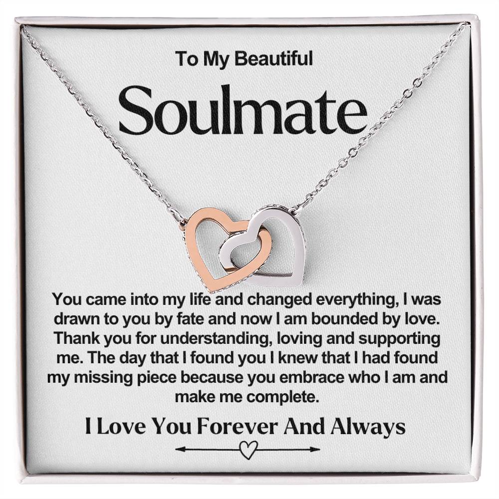 Soulmate Interlocking Hearts Necklace