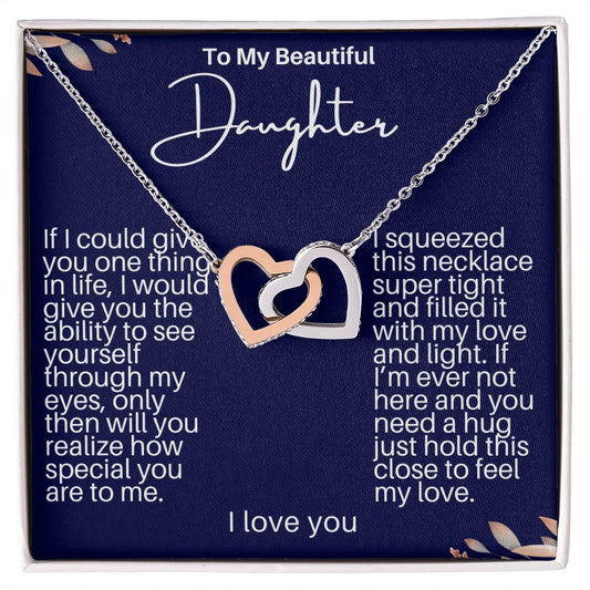 Daughter Hearts Necklace