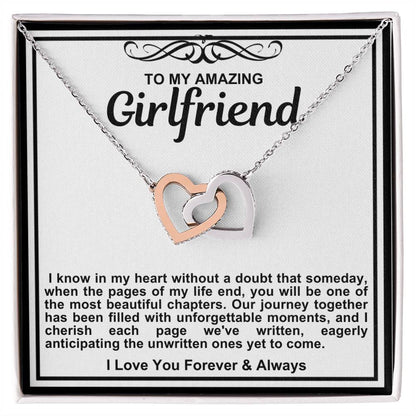 Girlfriend Double Hearts Necklace