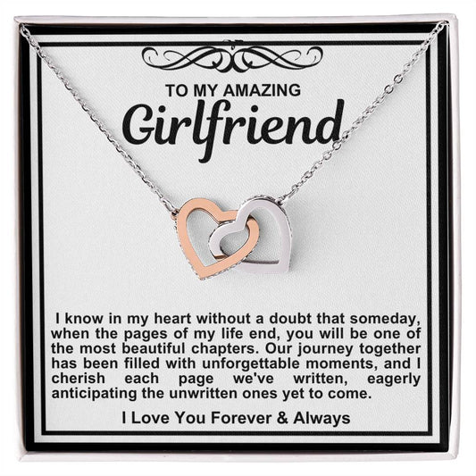 Girlfriend Double Hearts Necklace