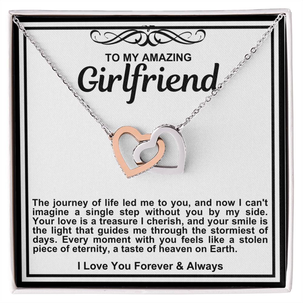 Girlfriend Double Hearts Necklace