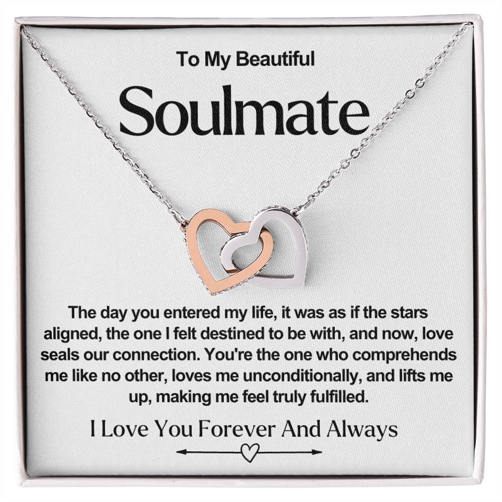 Soulmate Interlocking Hearts Necklace