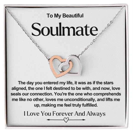 Soulmate Interlocking Hearts Necklace