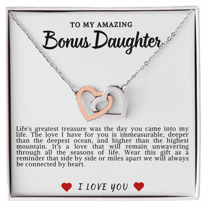 Bonus Daughter Hearts Necklace