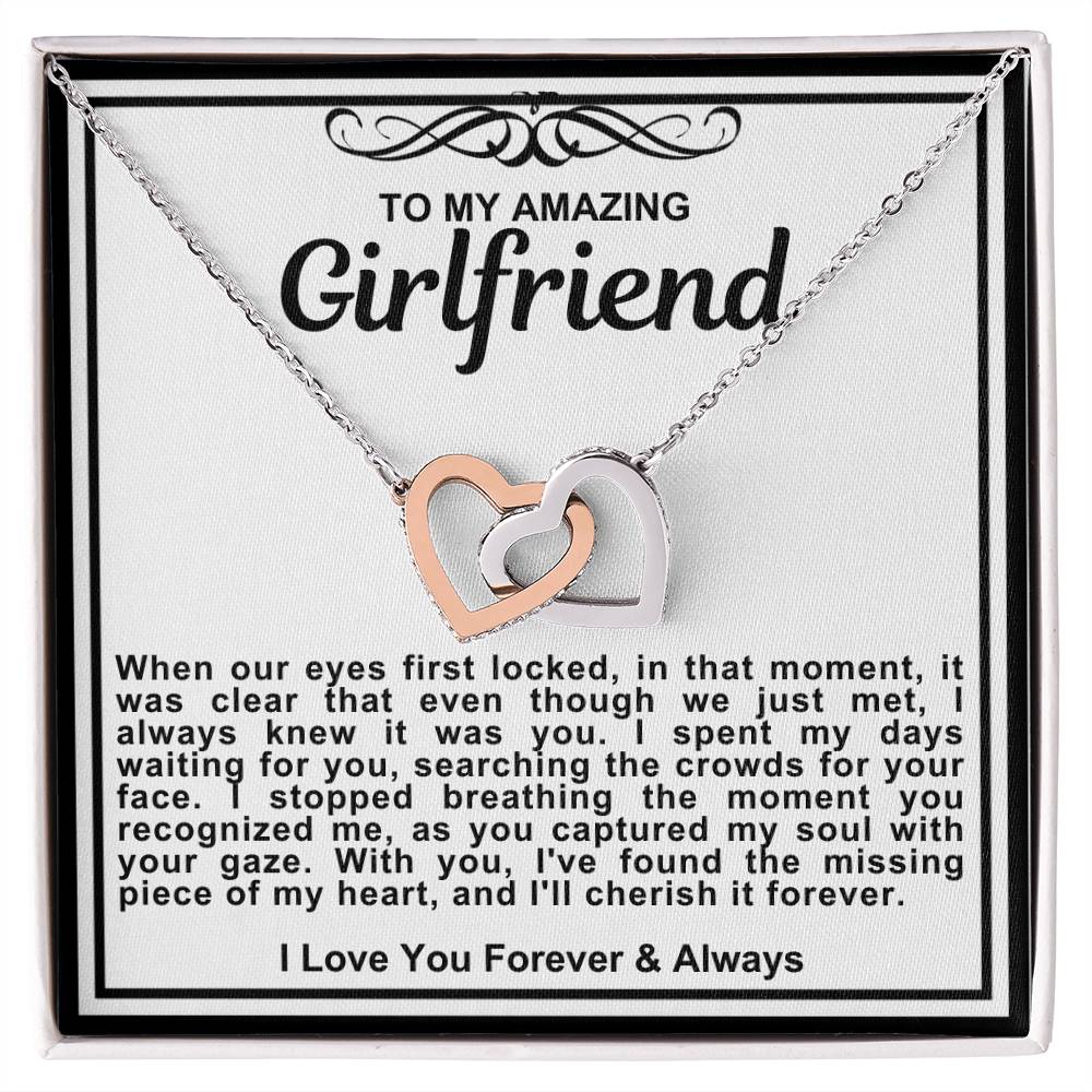 Girlfriend Double Hearts Necklace