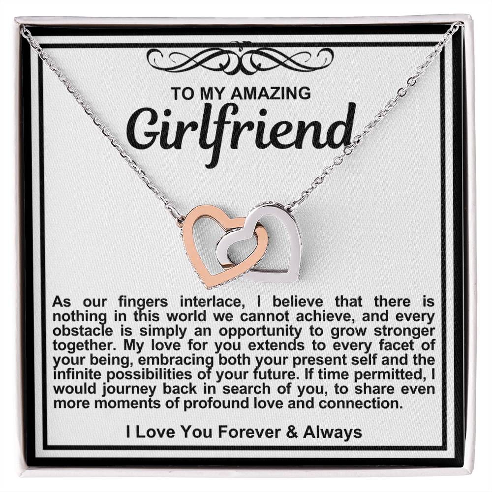 Girlfriend Double Hearts Necklace