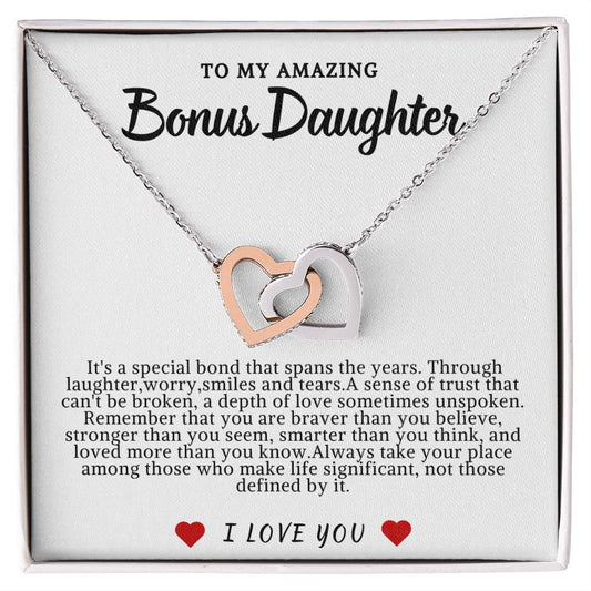 Bonus Daughter Hearts Necklace