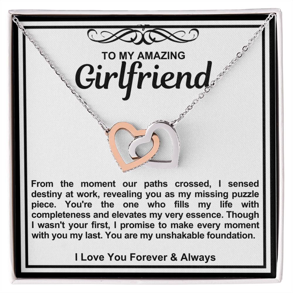 Girlfriend Double Hearts Necklace