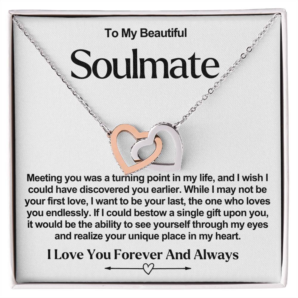 Soulmate Interlocking Hearts Necklace