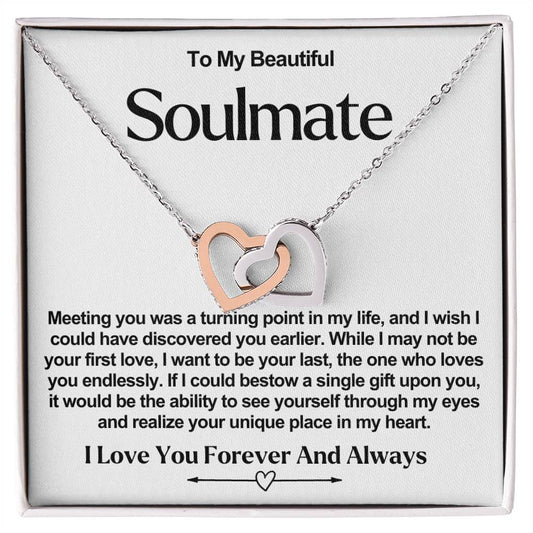 Soulmate Interlocking Hearts Necklace