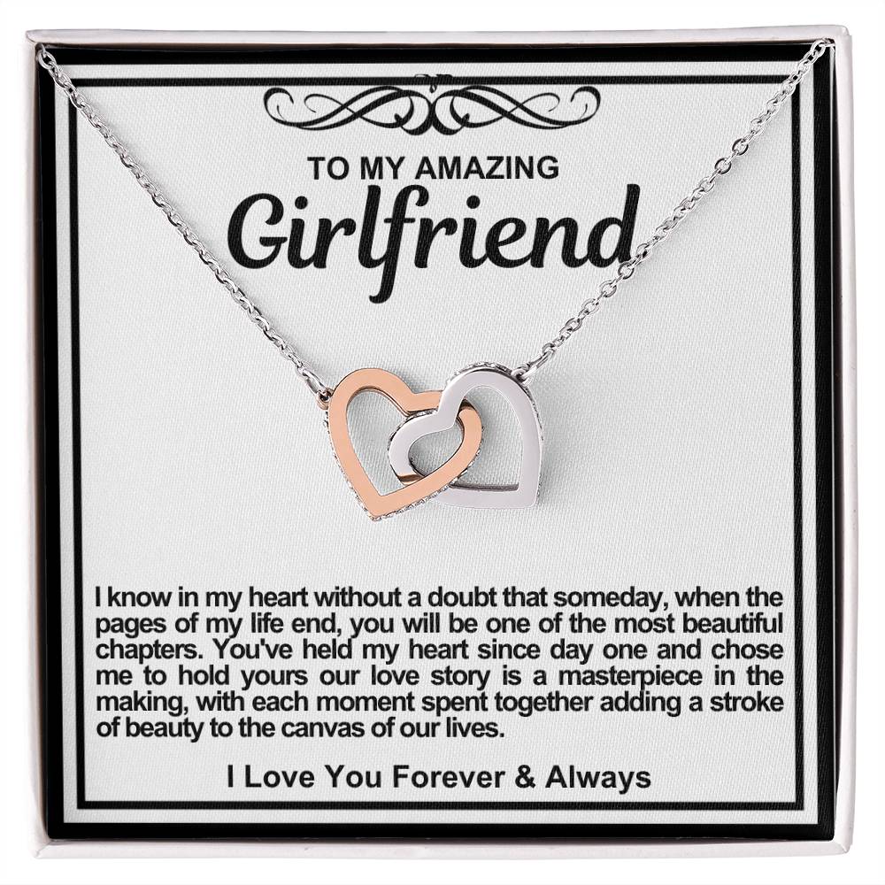 Girlfriend Double Hearts Necklace