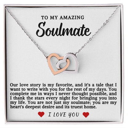 Soulmate Hearts Necklace