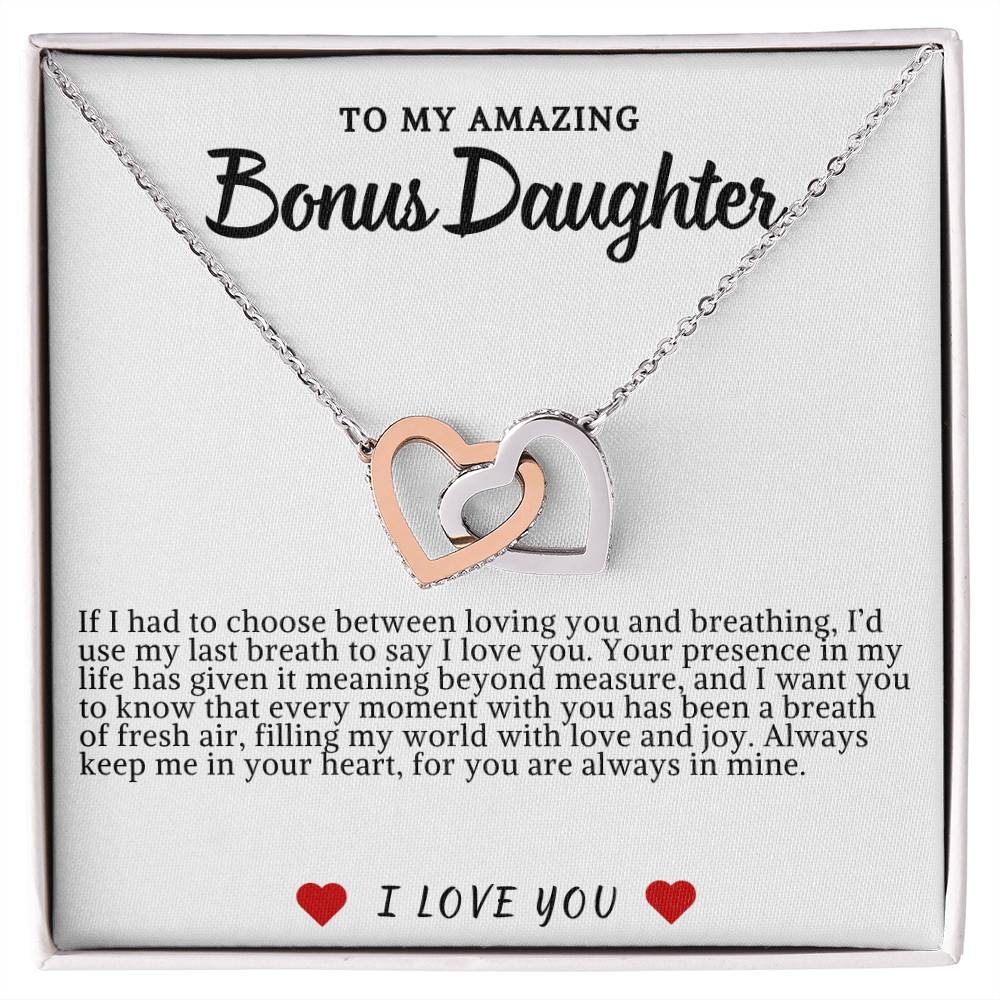 Bonus Daughter Hearts Necklace