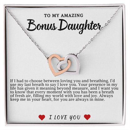 Bonus Daughter Hearts Necklace